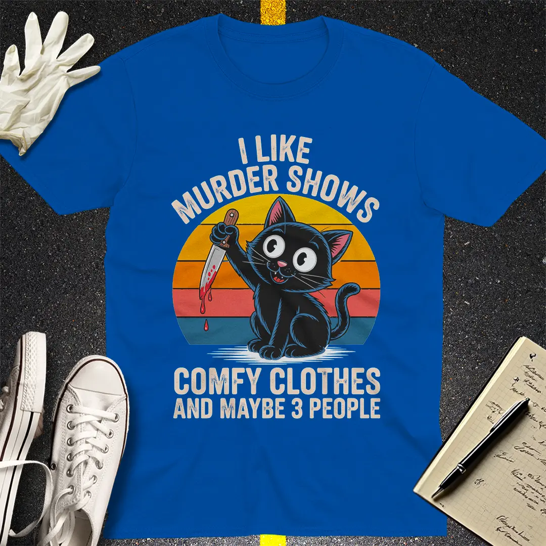 Murder Shows & Cats T-Shirt