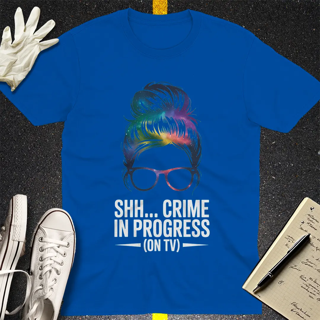 Shh... Crime In Progress T-Shirt