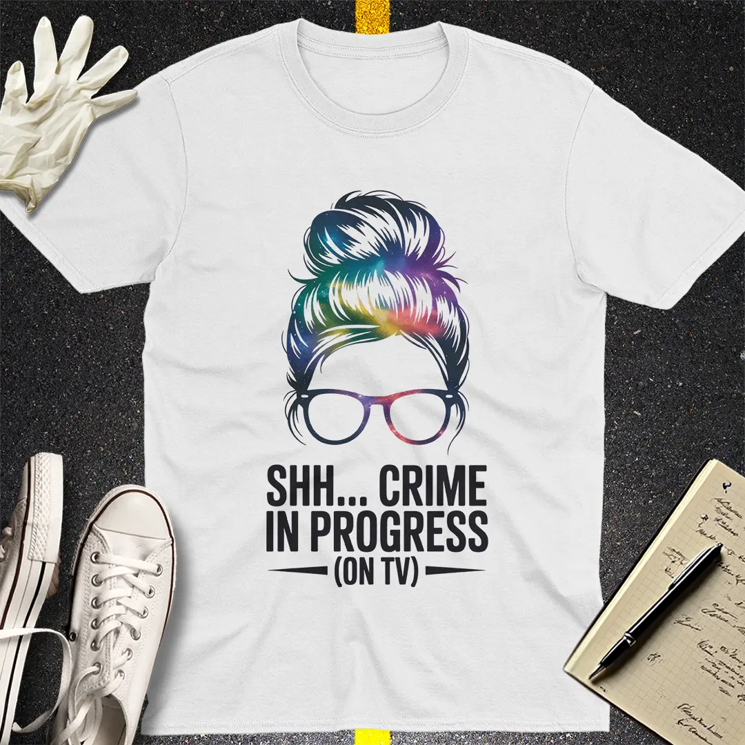 Shh... Crime In Progress T-Shirt