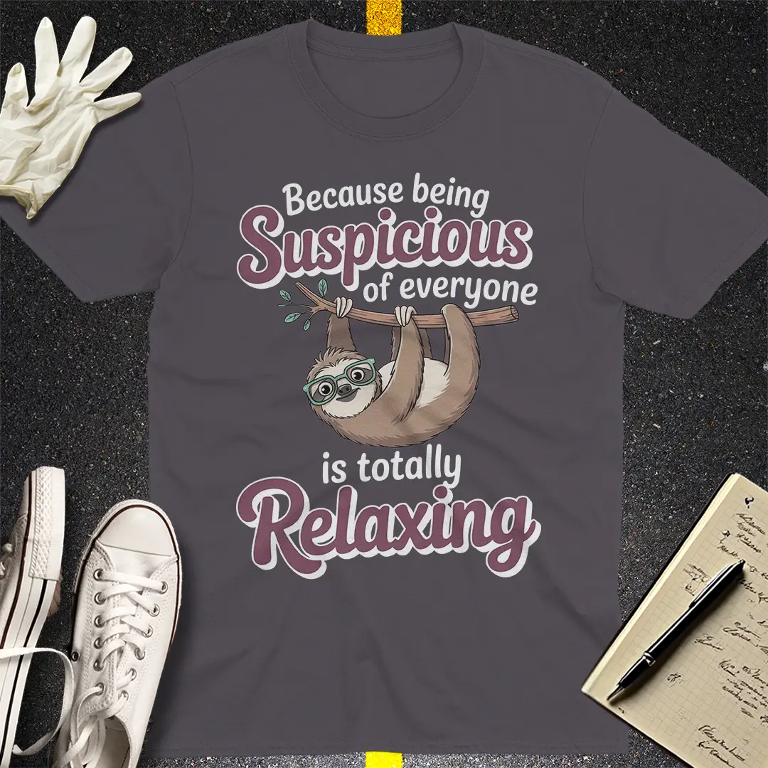 Suspicious Sloth Vibes T-Shirt