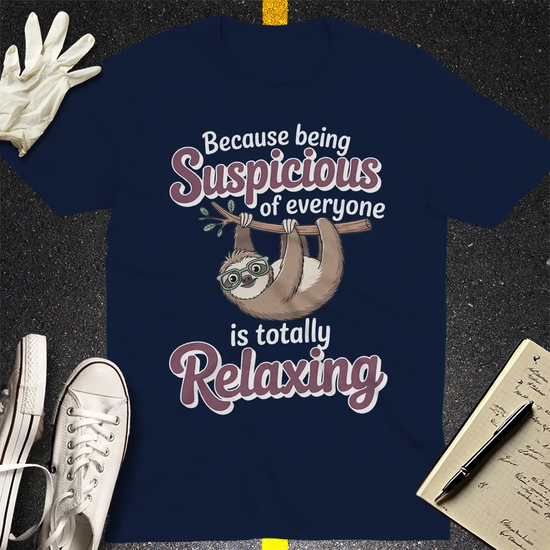 Suspicious Sloth Vibes T-Shirt