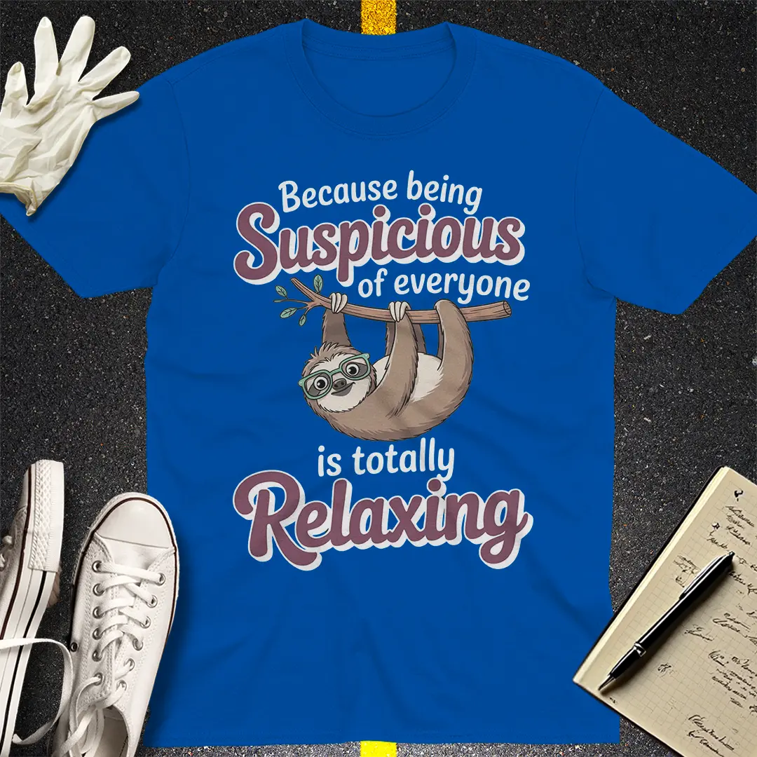 Suspicious Sloth Vibes T-Shirt