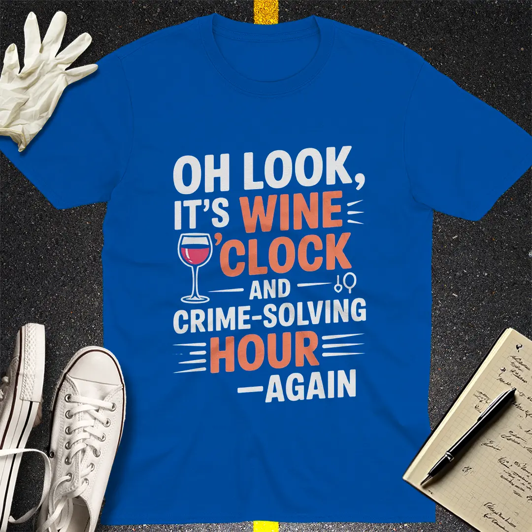 Wine & Crime Hour T-Shirt