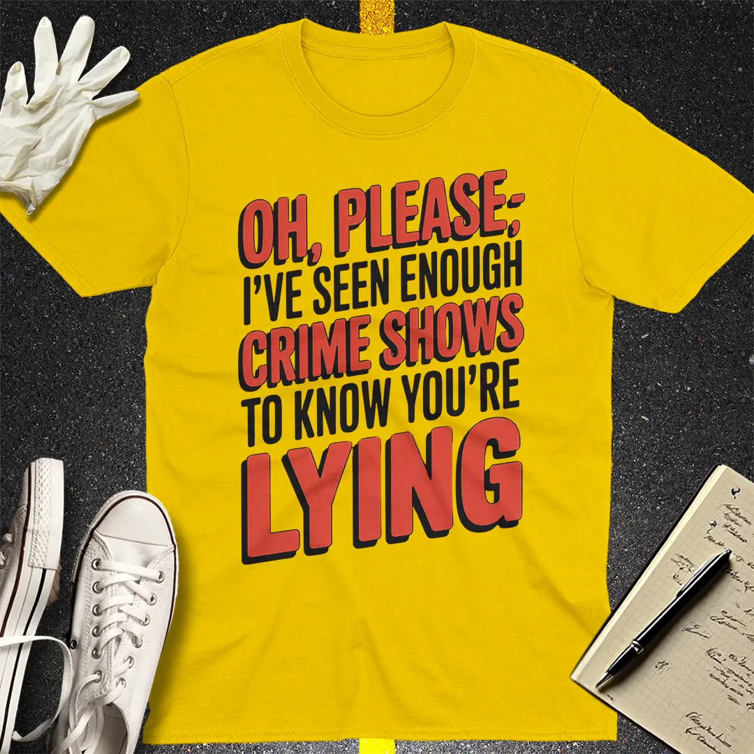 Crime Show Detective T-Shirt