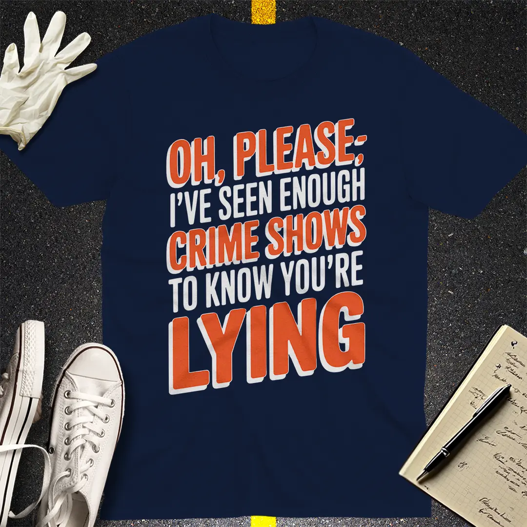 Crime Show Detective T-Shirt