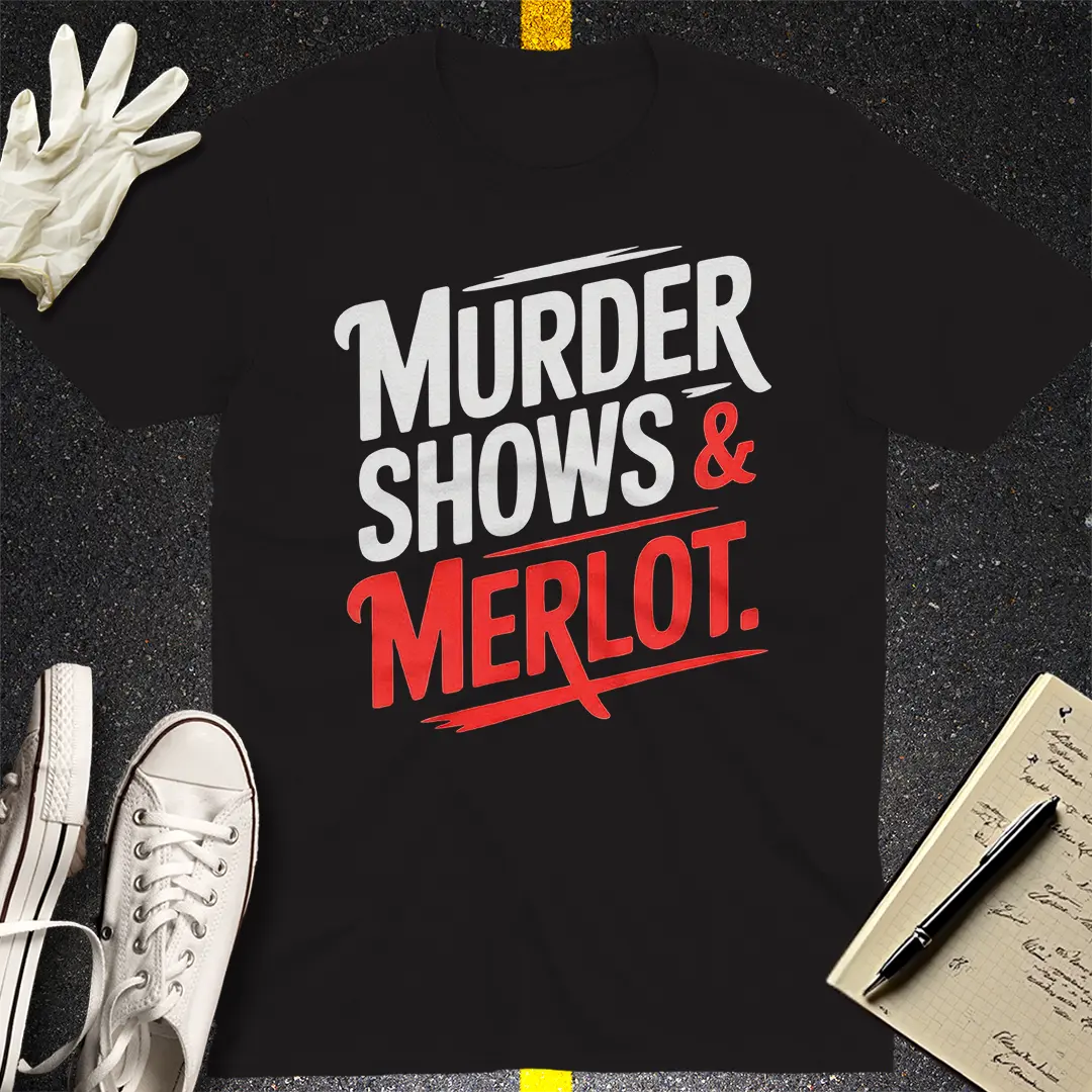 Murder Shows & Merlot T-Shirt