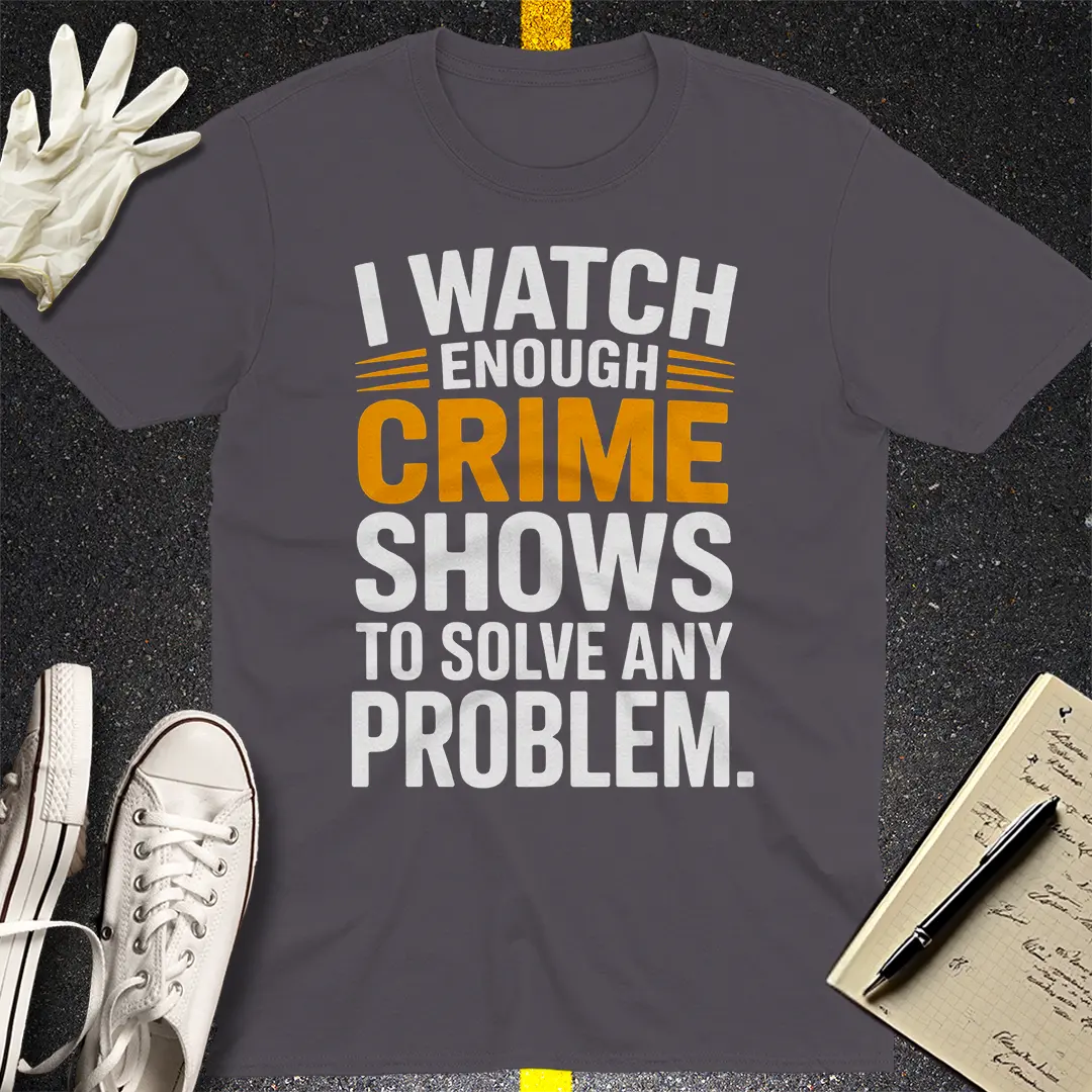 Crime Show Detective T-Shirt Style001