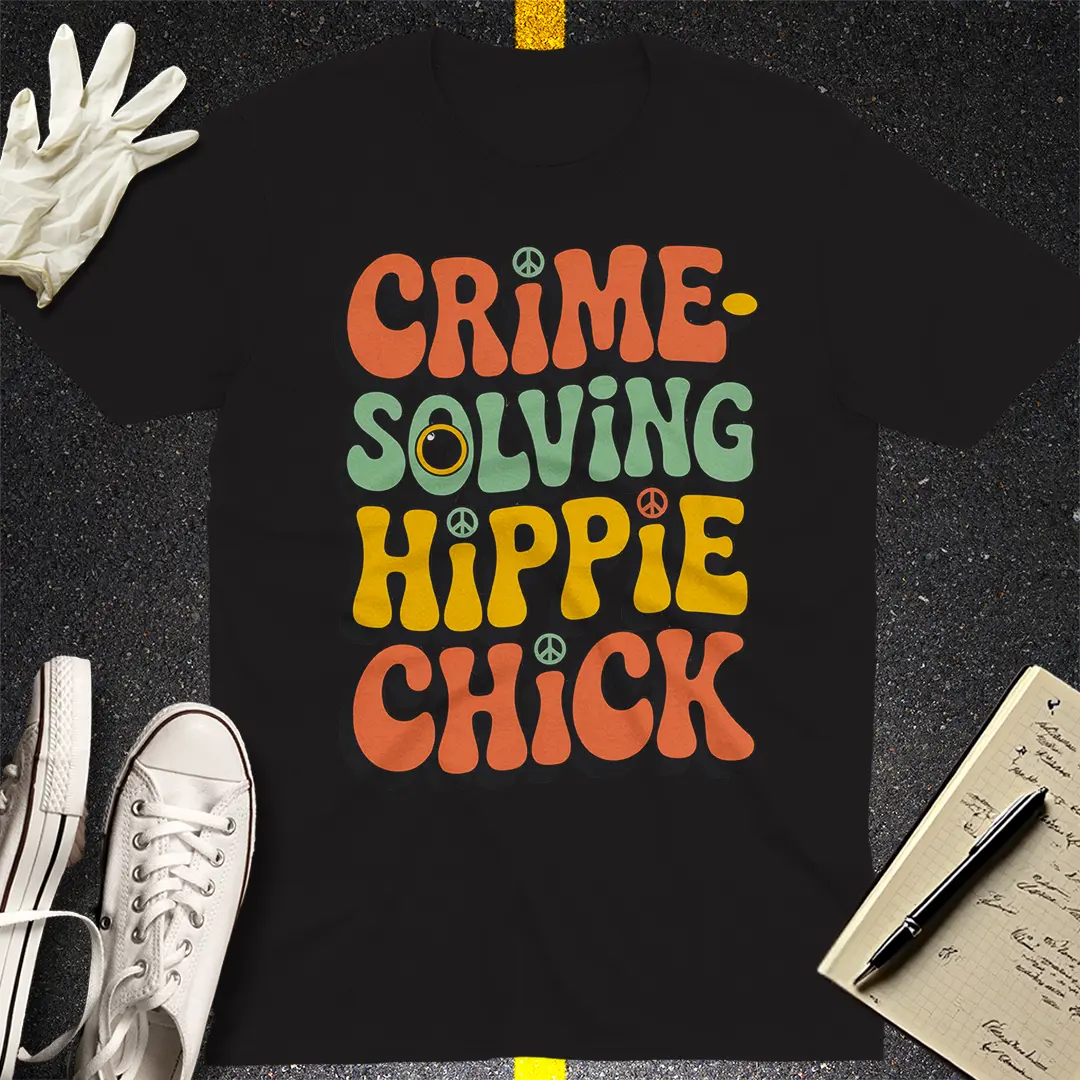 Crime-Solving Hippie Chick T-Shirt
