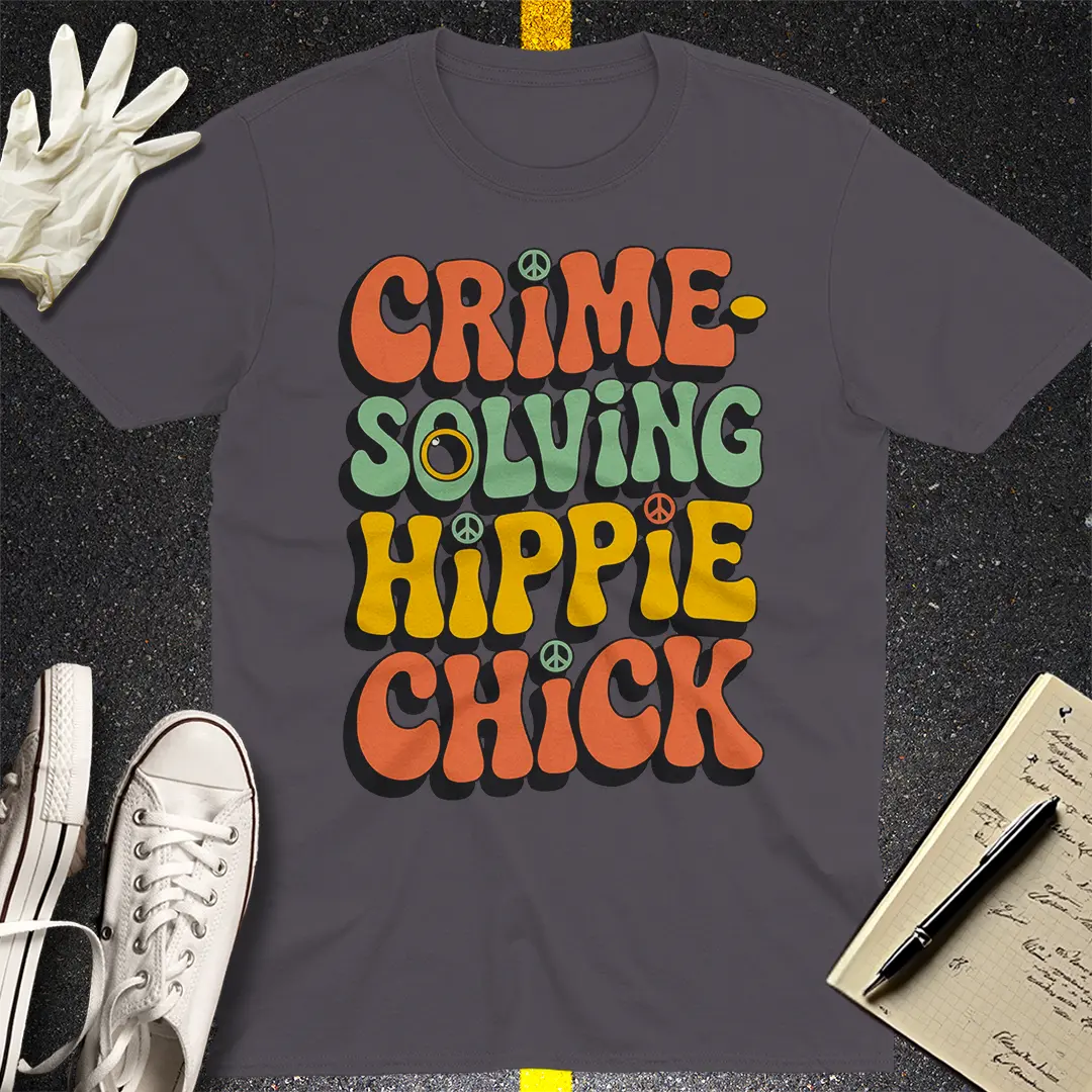 Crime-Solving Hippie Chick T-Shirt