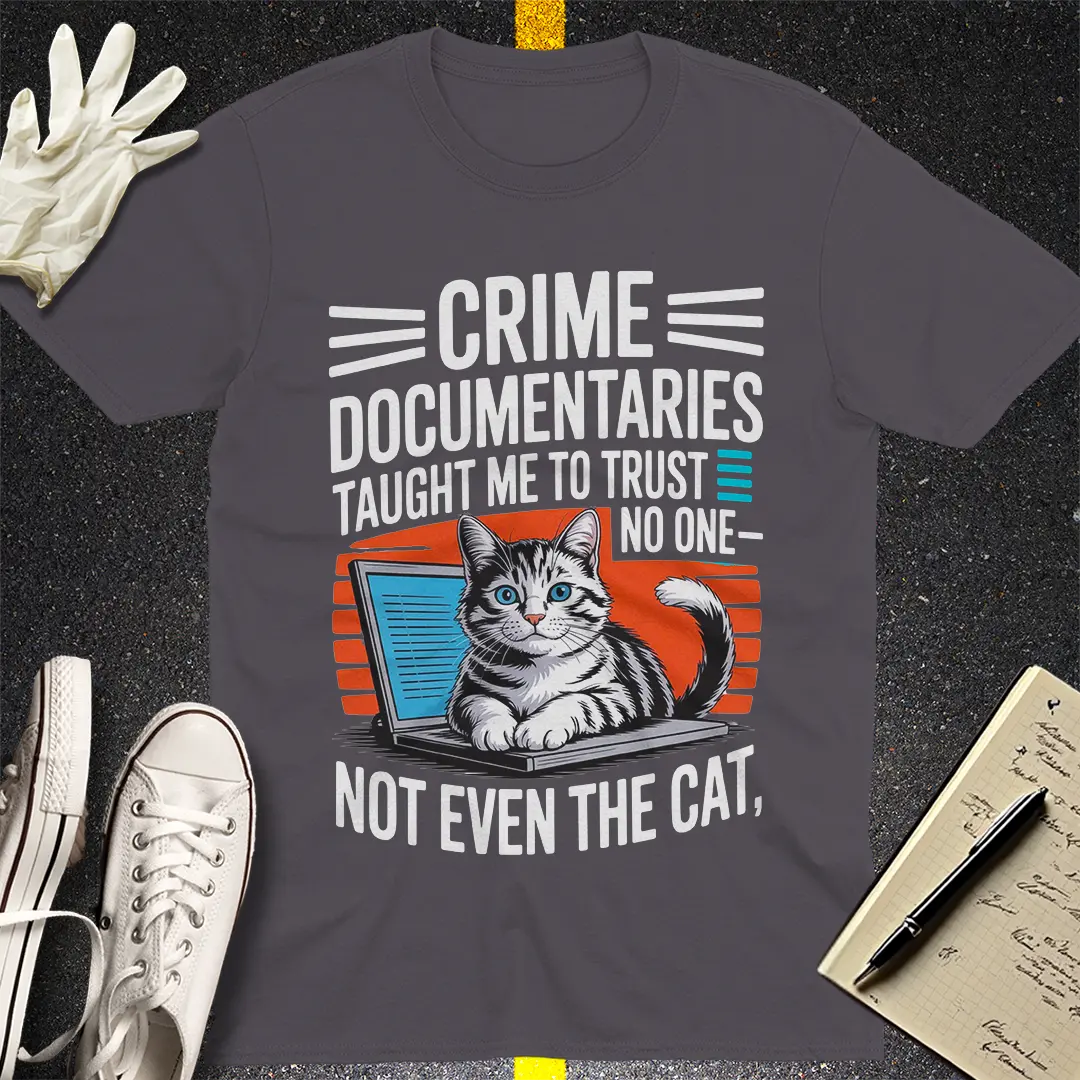 Trust No One Cat T-Shirt