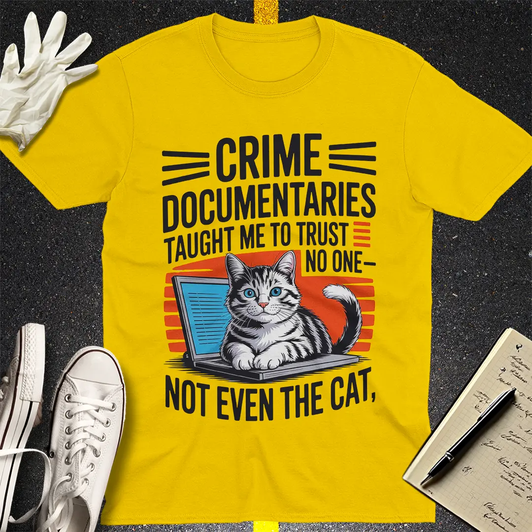 Trust No One Cat T-Shirt