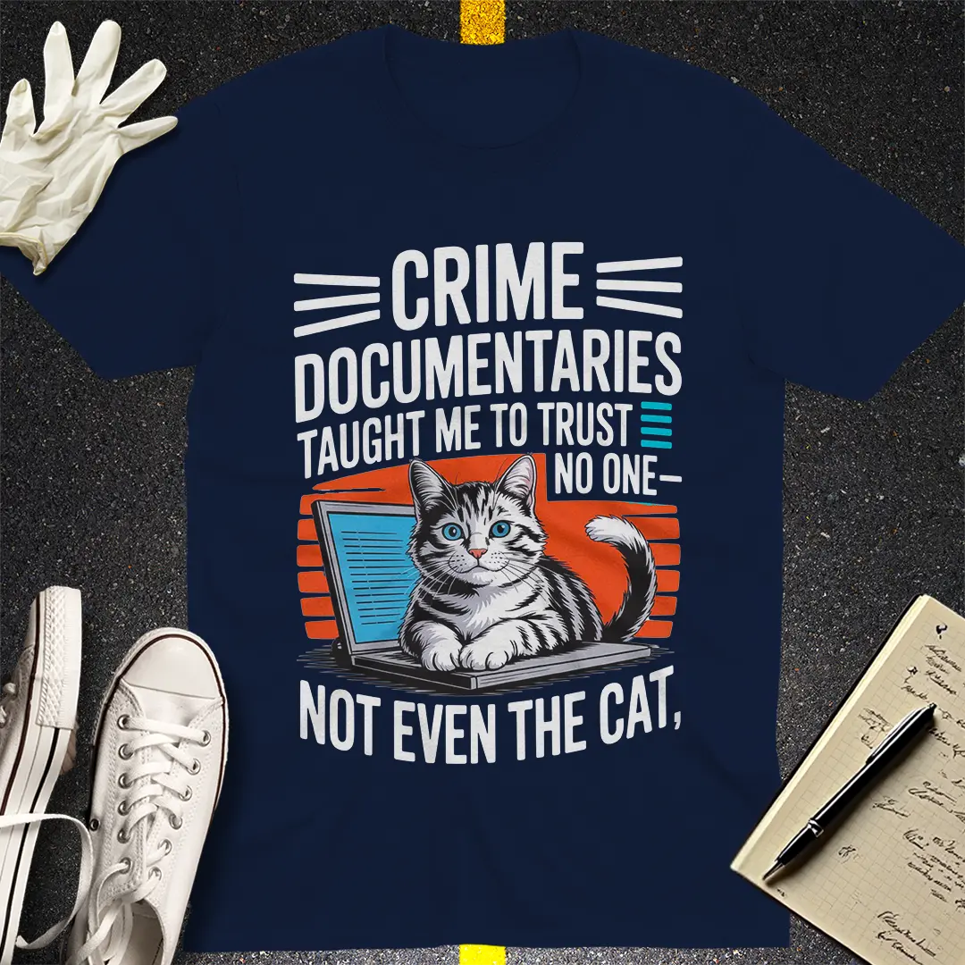 Trust No One Cat T-Shirt