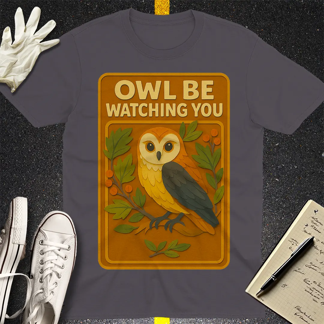 Owl Be Watching You T-Shirt Style001