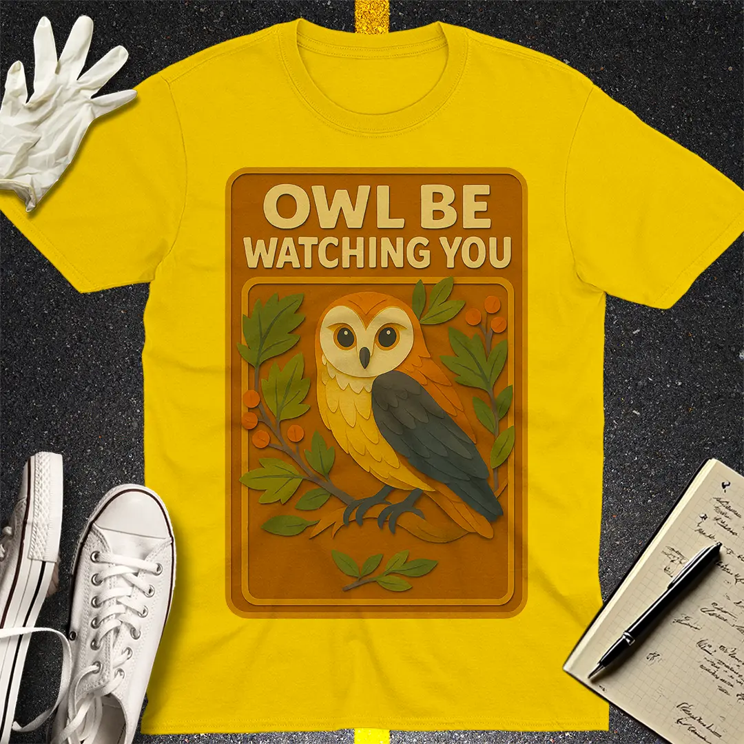 Owl Be Watching You T-Shirt Style001
