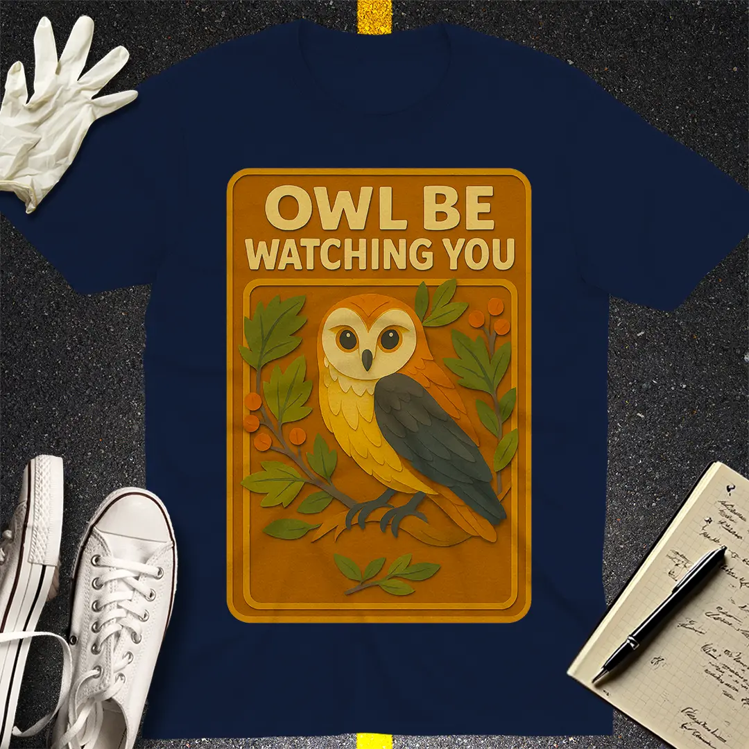 Owl Be Watching You T-Shirt Style001