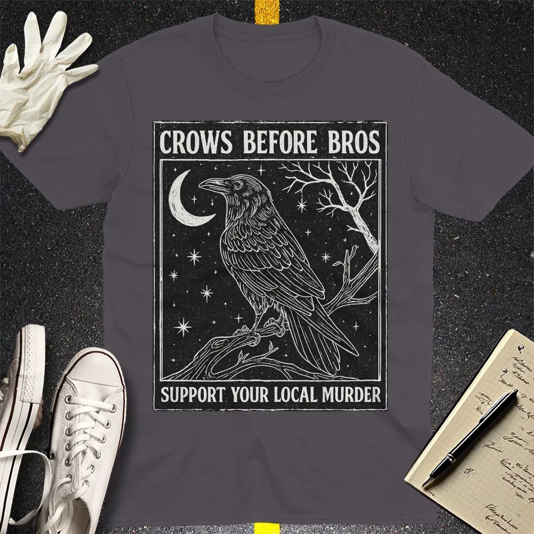Crows Before Bros T-Shirt Style001