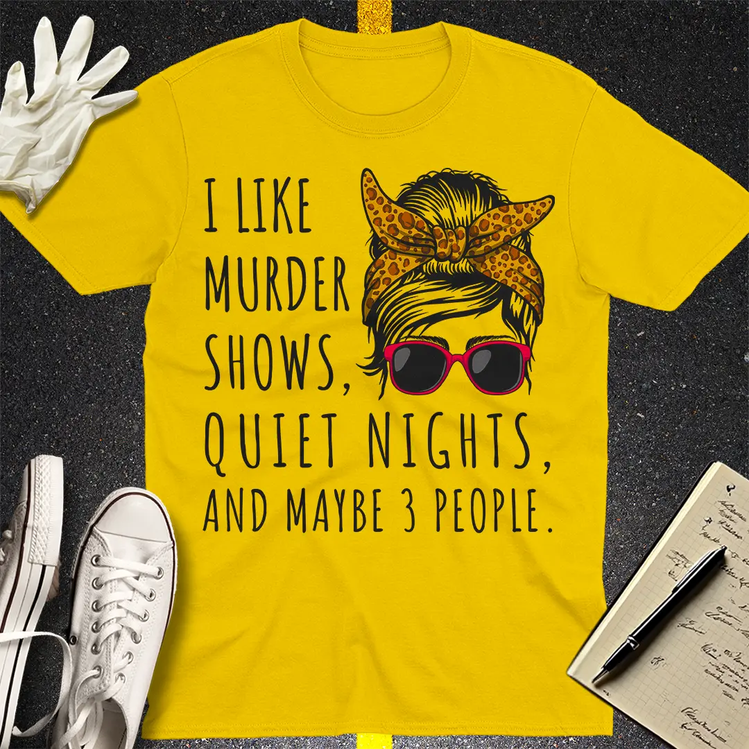 Messy Bun Legal Fun T-Shirt Style003