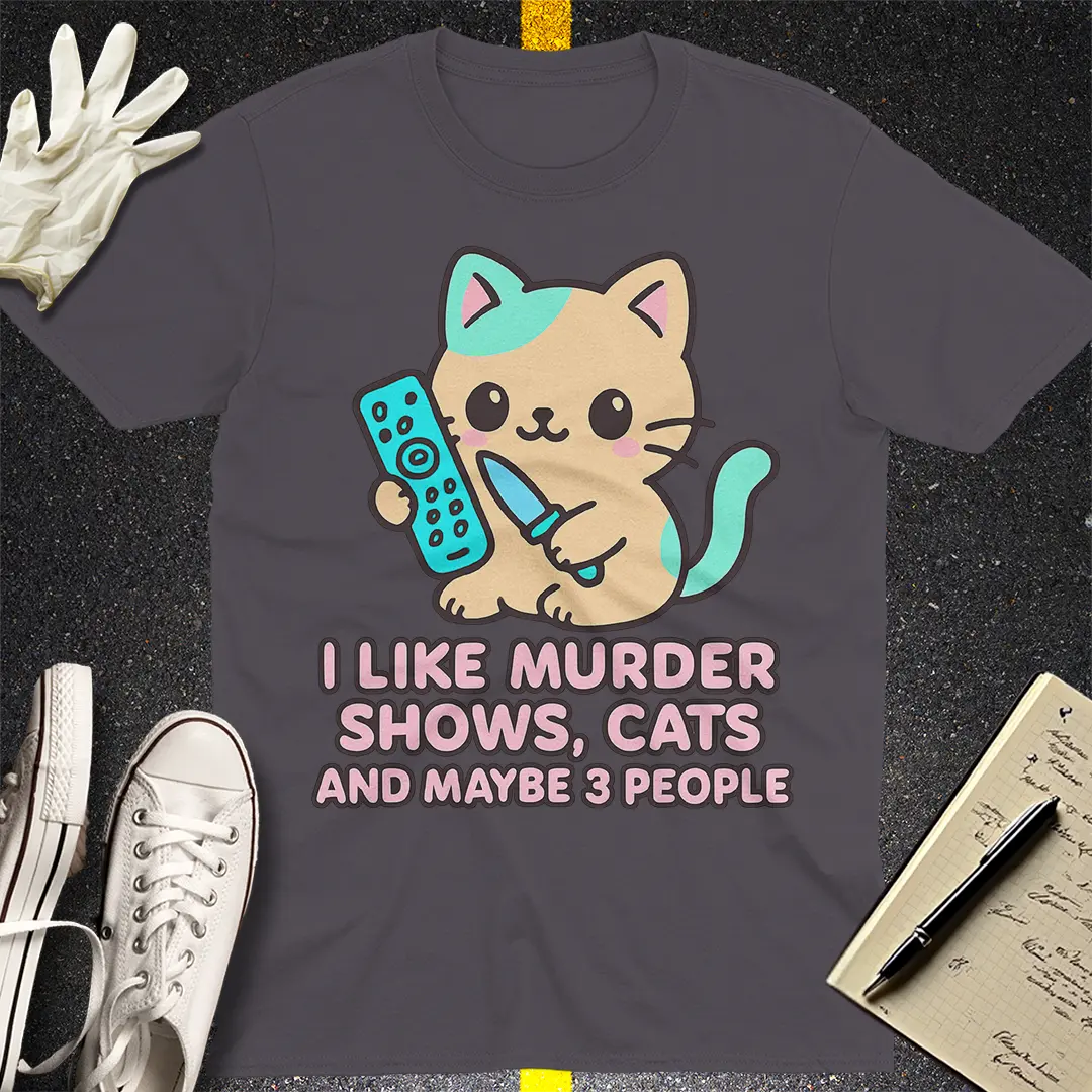 Murder Shows & Cats T-Shirt Style001