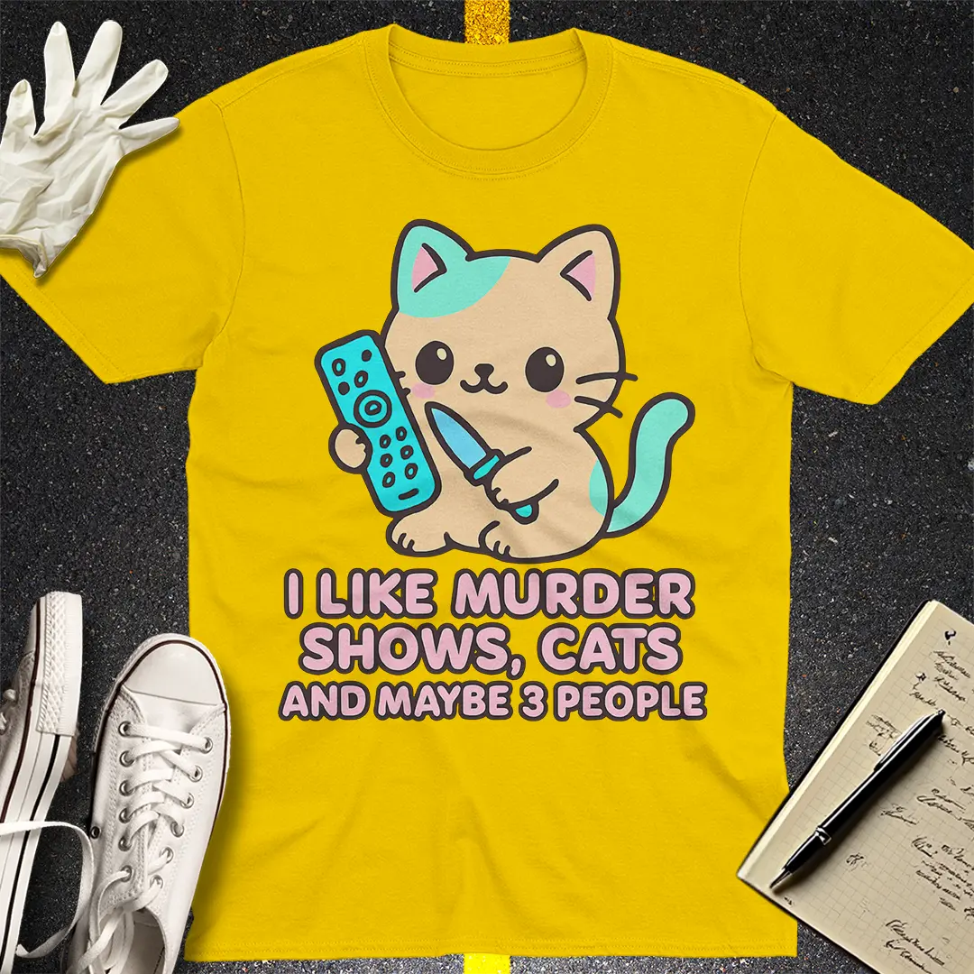 Murder Shows & Cats T-Shirt Style001