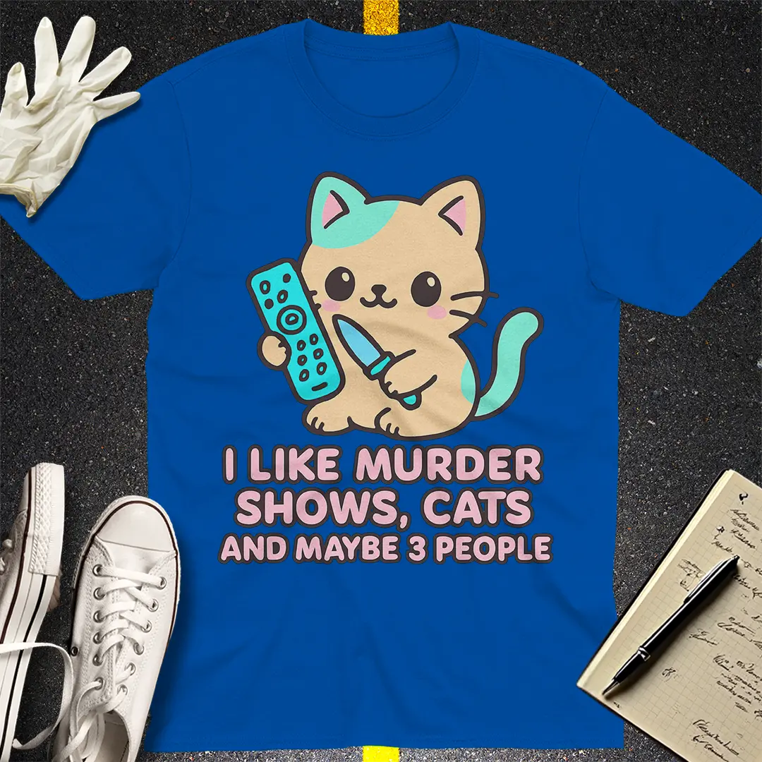 Murder Shows & Cats T-Shirt Style001