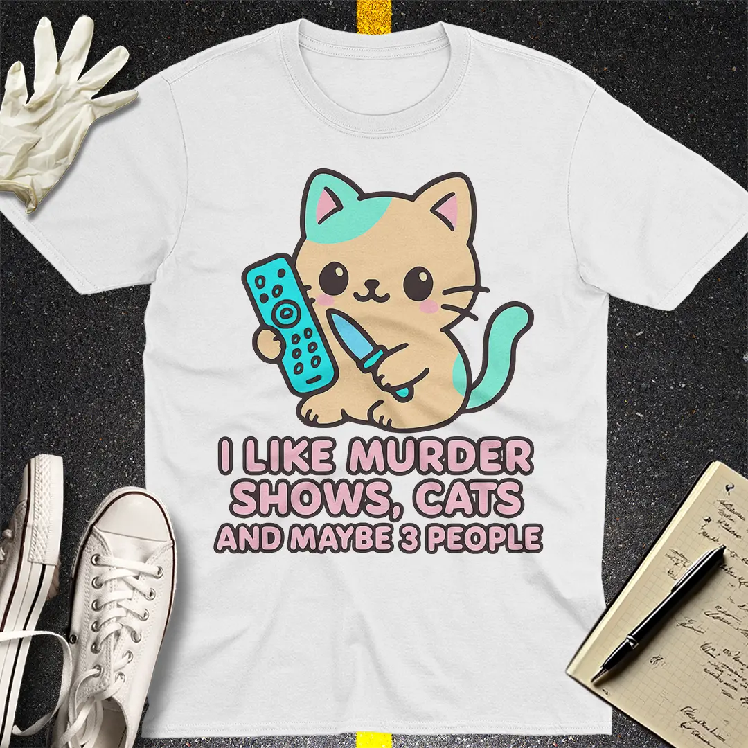 Murder Shows & Cats T-Shirt Style001
