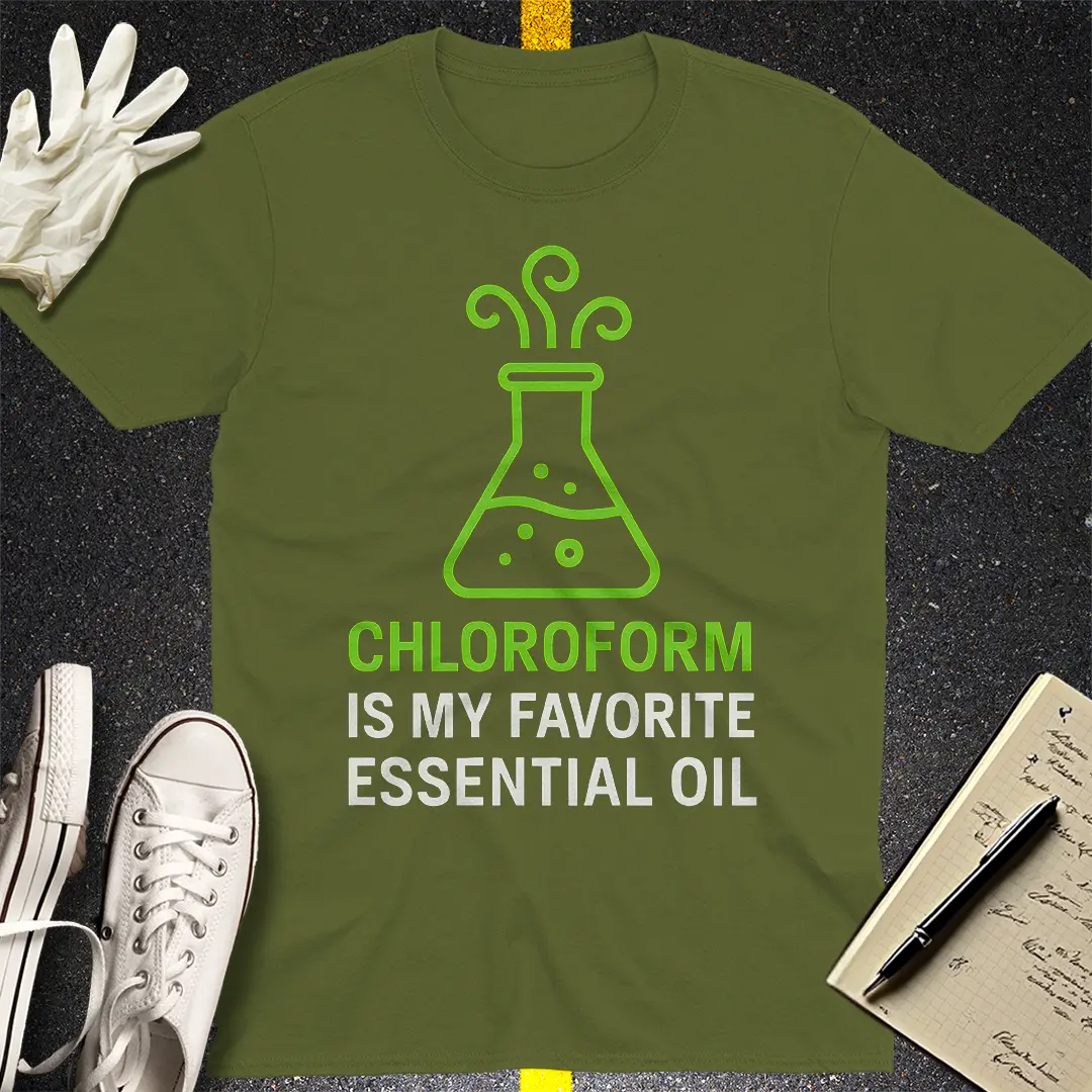 Chloroform Essential Oil T-Shirt Style001