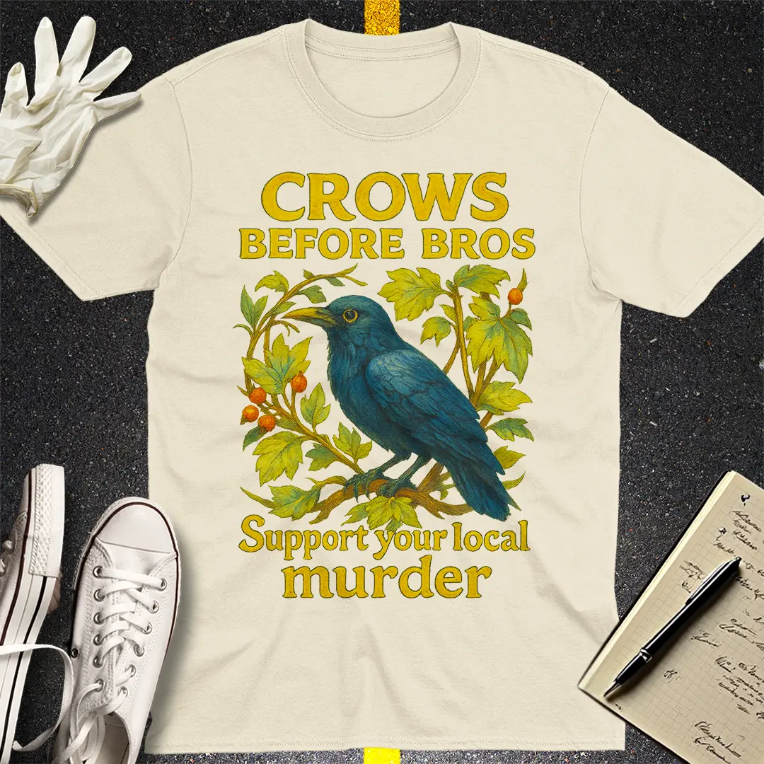 Crows Before Bros T-Shirt Style004