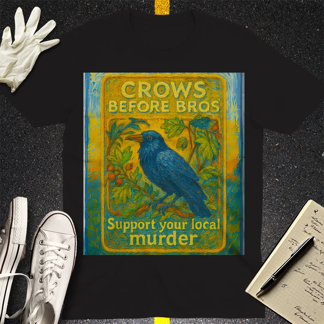 Crows Before Bros T-Shirt Style005