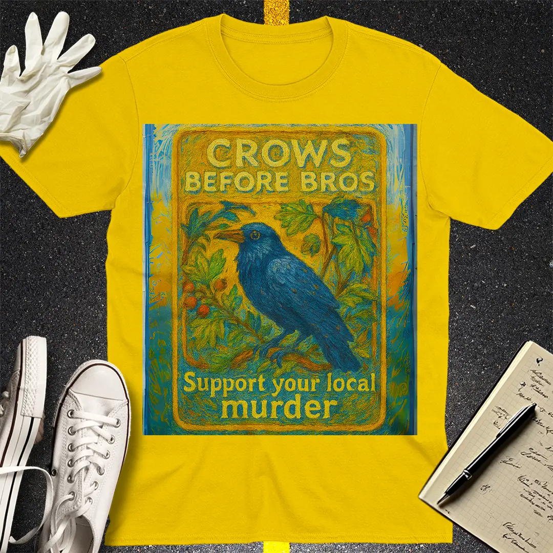 Crows Before Bros T-Shirt Style005