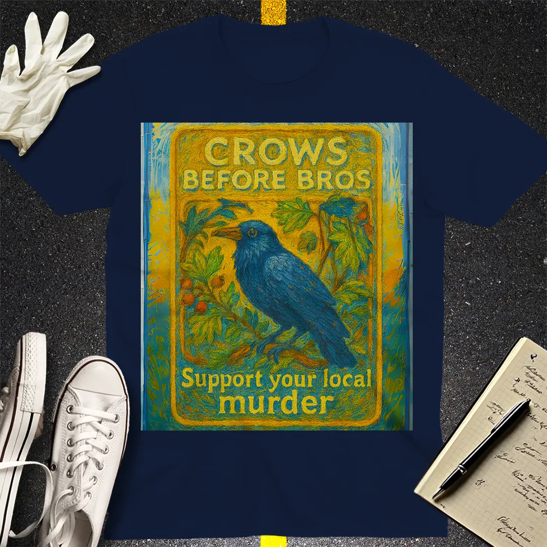 Crows Before Bros T-Shirt Style005