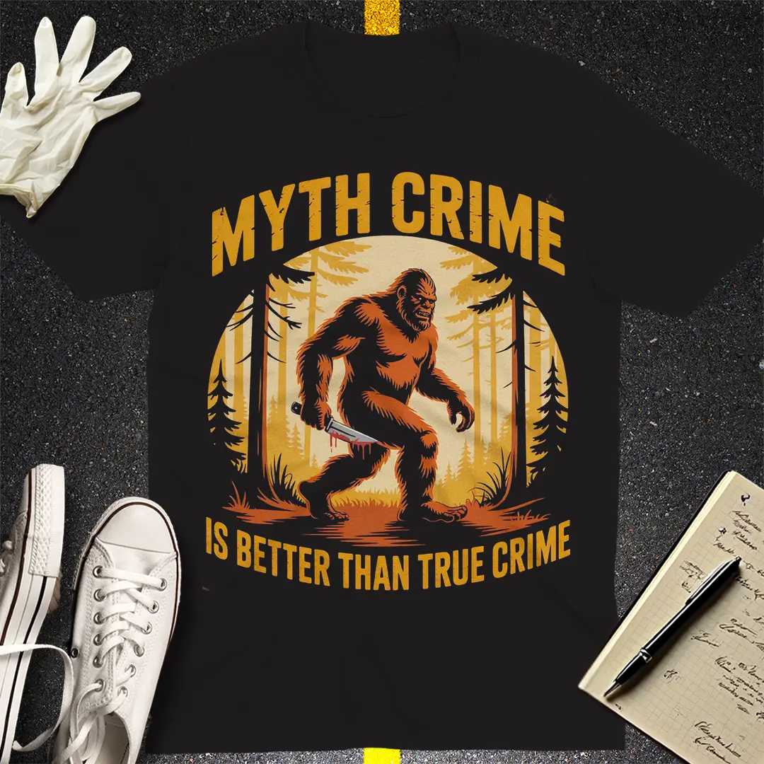 Myth Crime Sasquatch T-Shirt