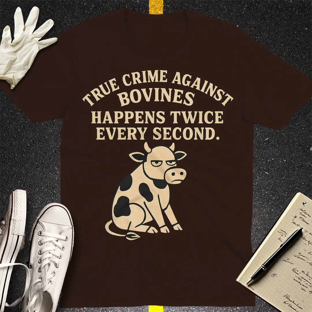 True Crime Against Bovines T-Shirt