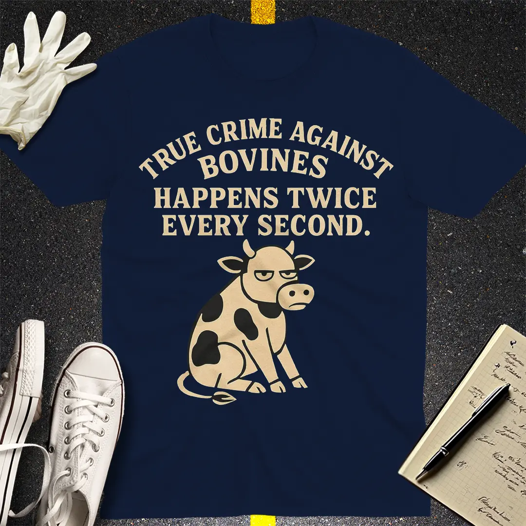 True Crime Against Bovines T-Shirt
