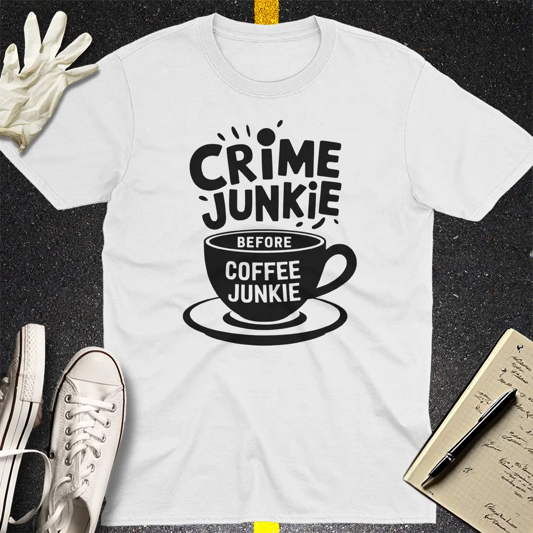Crime & Coffee Junkie T-Shirt