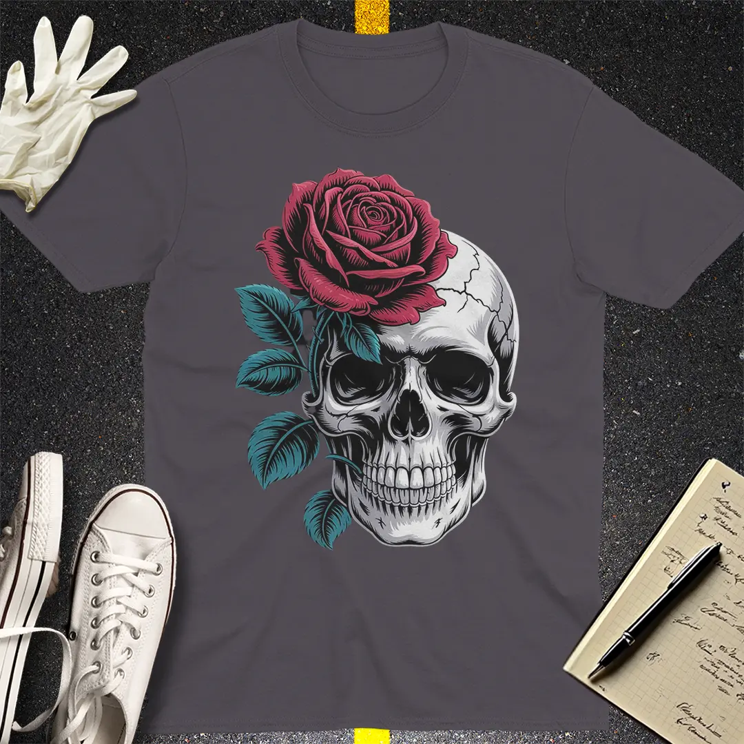 Rose & Skull Fusion T-Shirt
