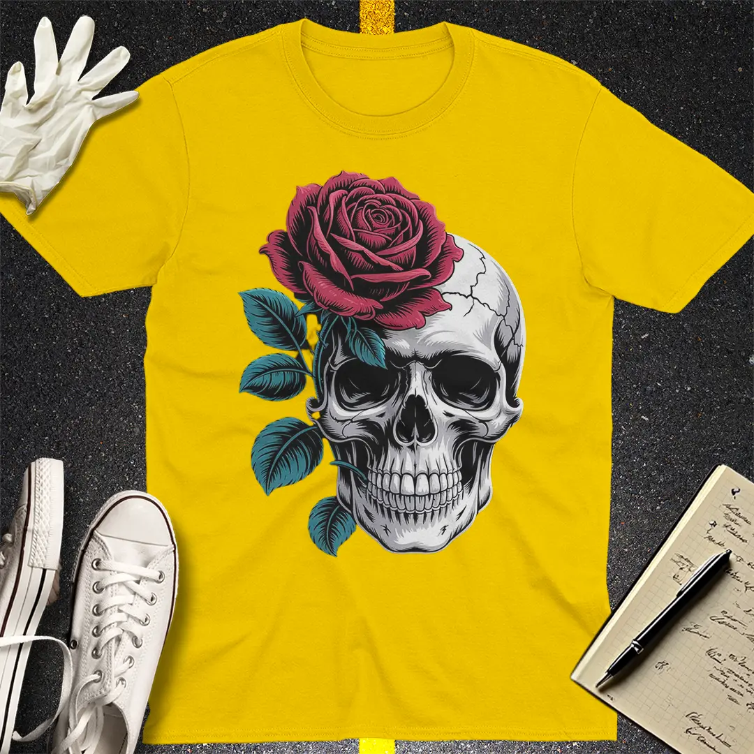 Rose & Skull Fusion T-Shirt