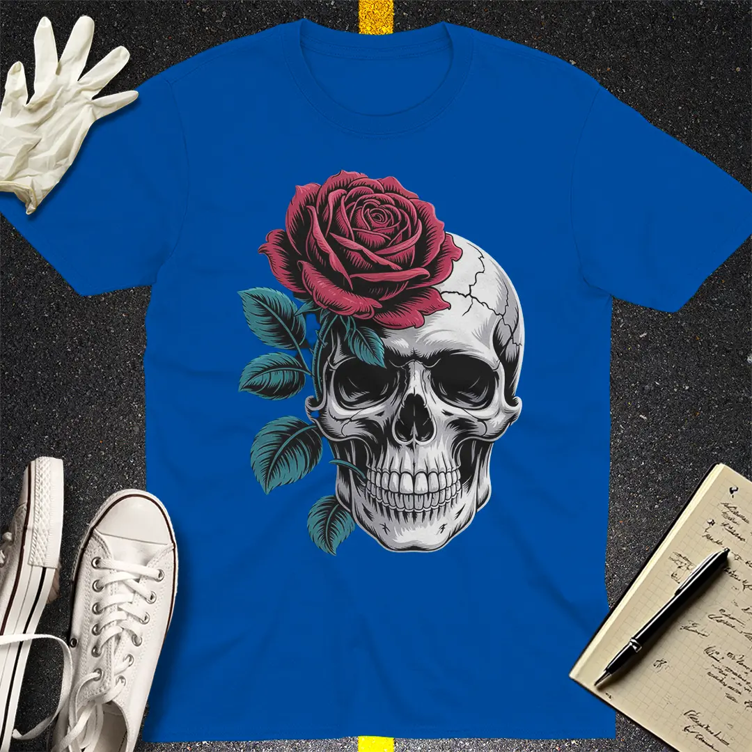 Rose & Skull Fusion T-Shirt