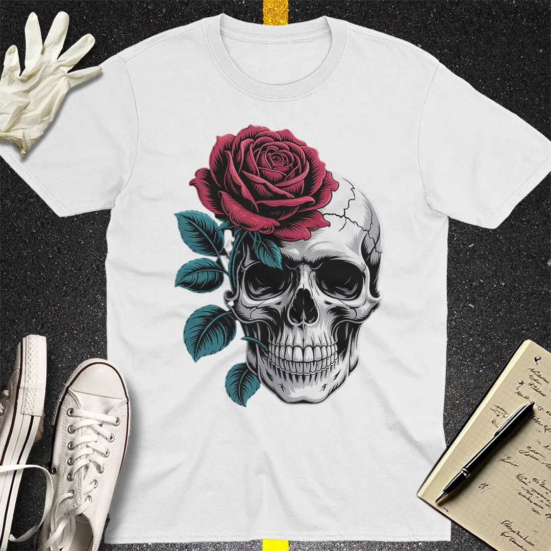 Rose & Skull Fusion T-Shirt