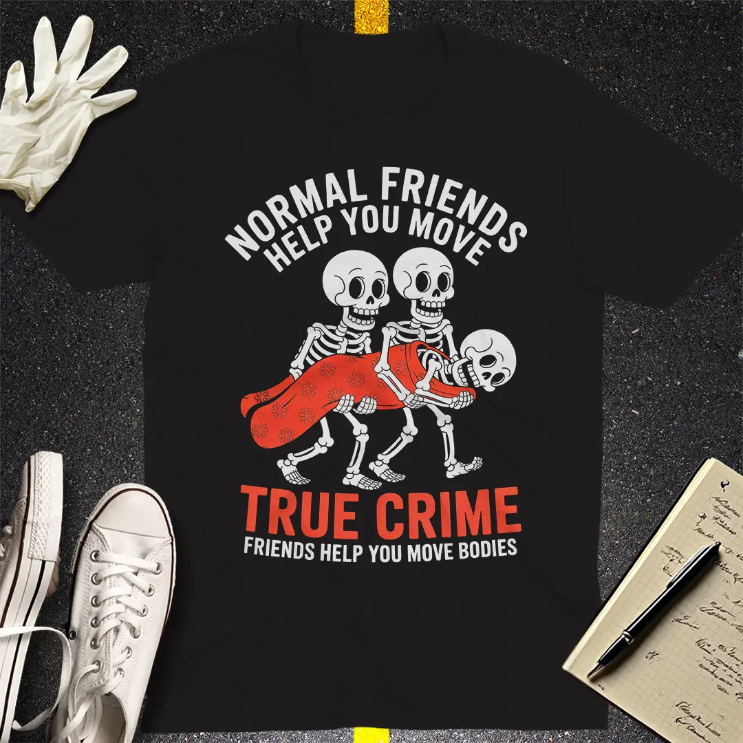 True Crime Skeleton Crew T-Shirt