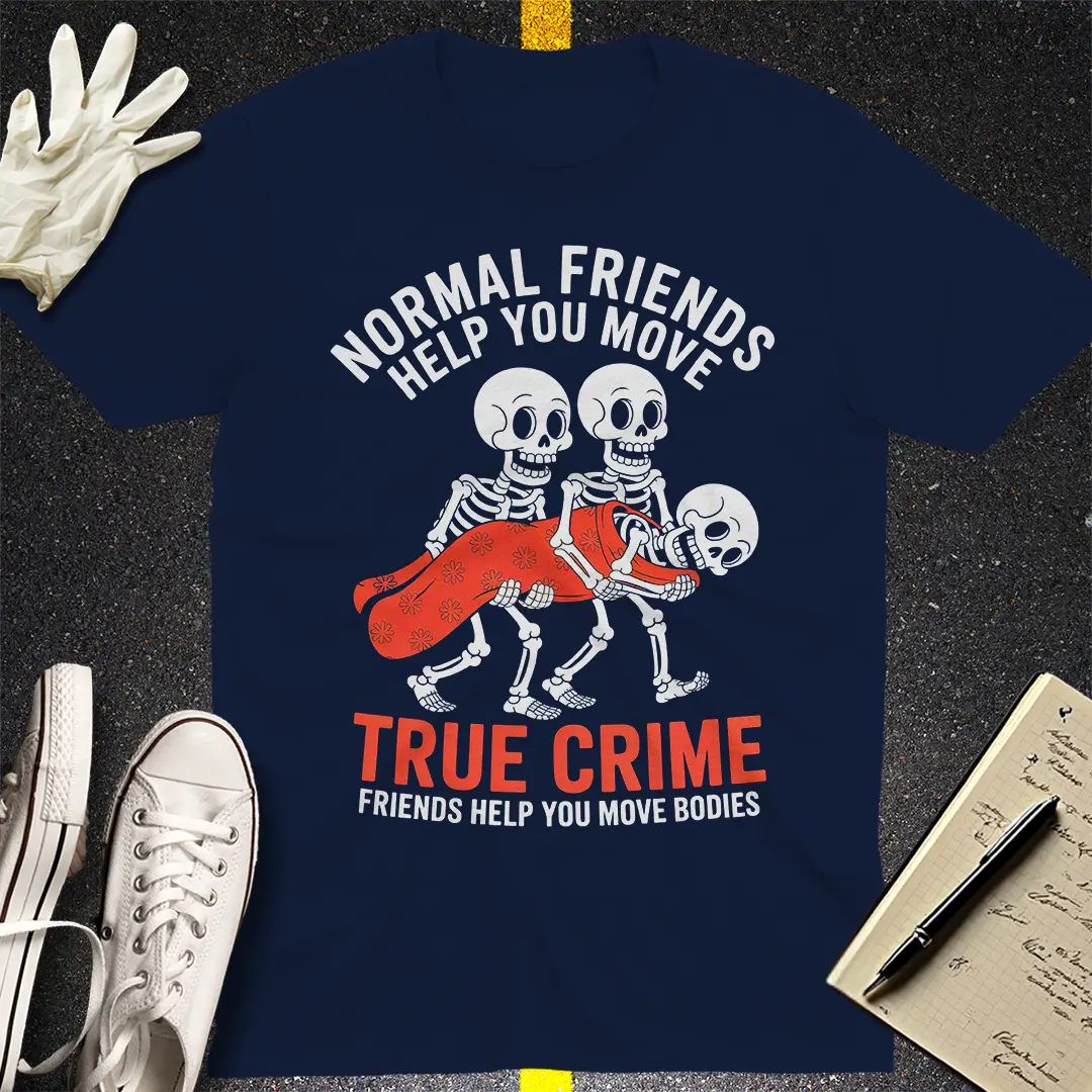 True Crime Skeleton Crew T-Shirt