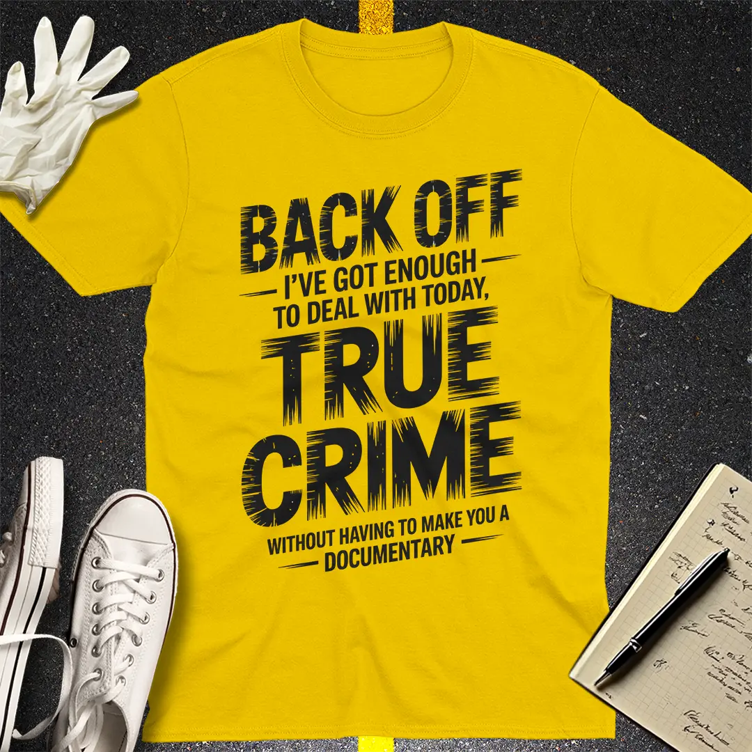 True Crime Documentary Threat T-Shirt