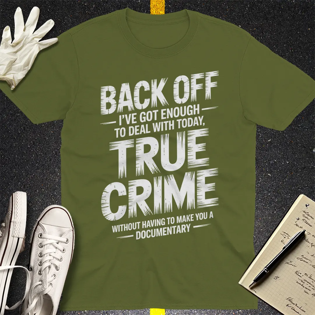 True Crime Documentary Threat T-Shirt