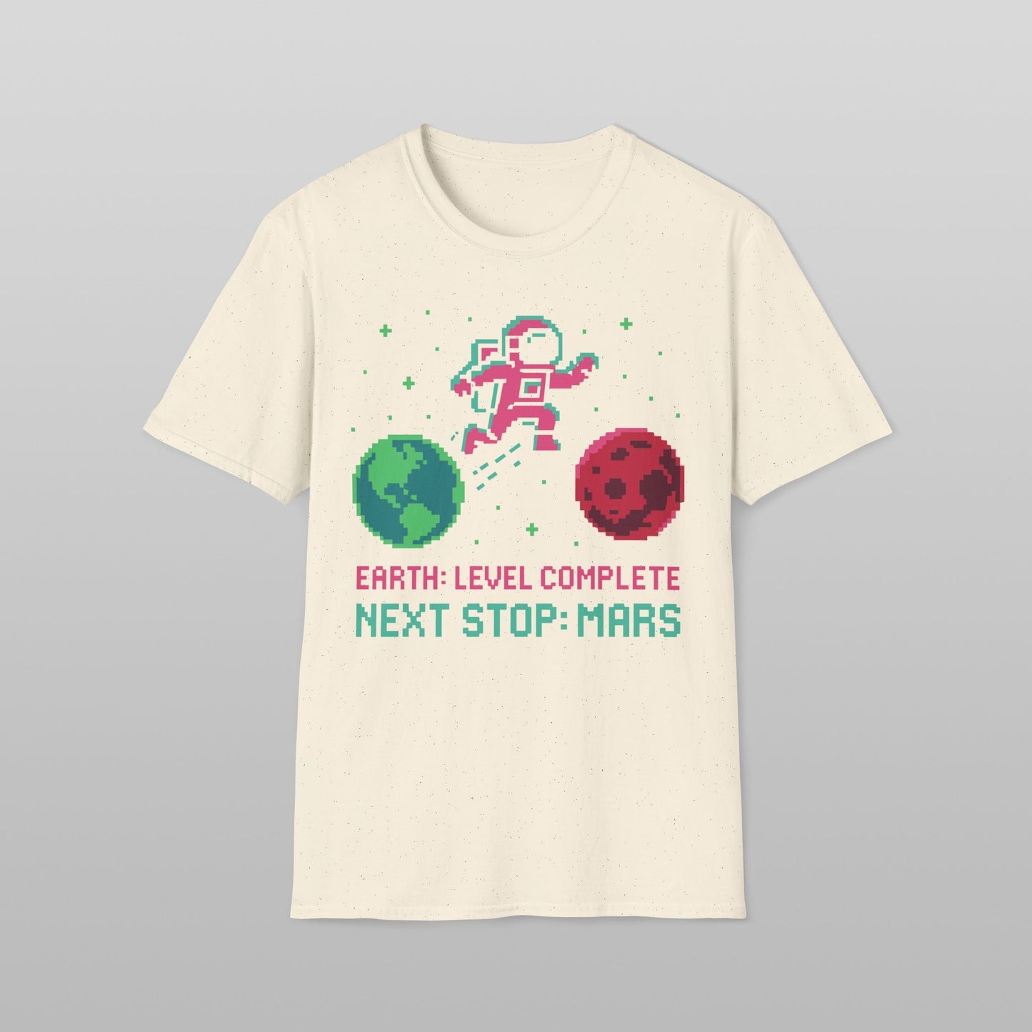 Retro Gamer Astronaut Soft Style T-Shirt