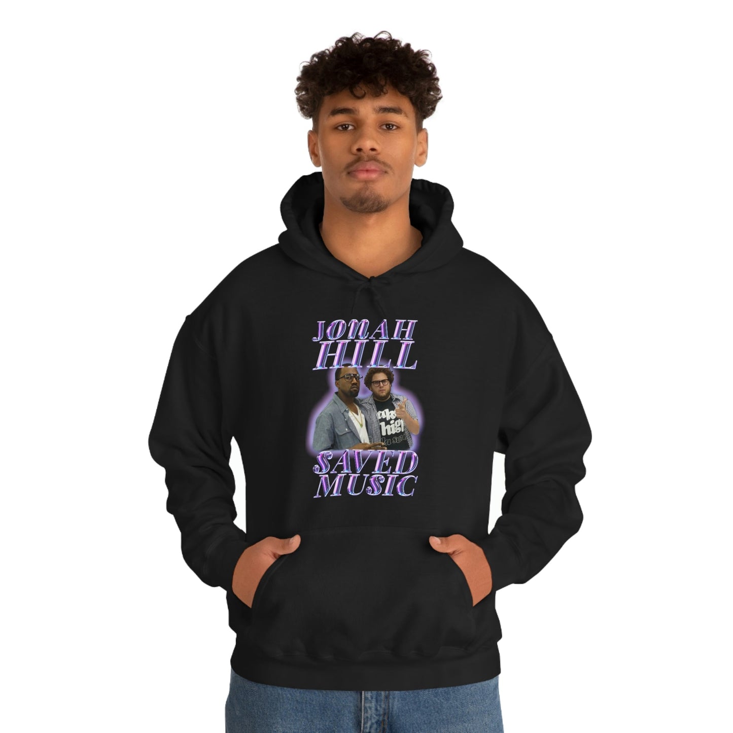 JONAH HILL SAVED MUSIC (KANYE) - Unisex Heavy BlendÃ¢â€žÂ¢ Hooded Sweatshirt