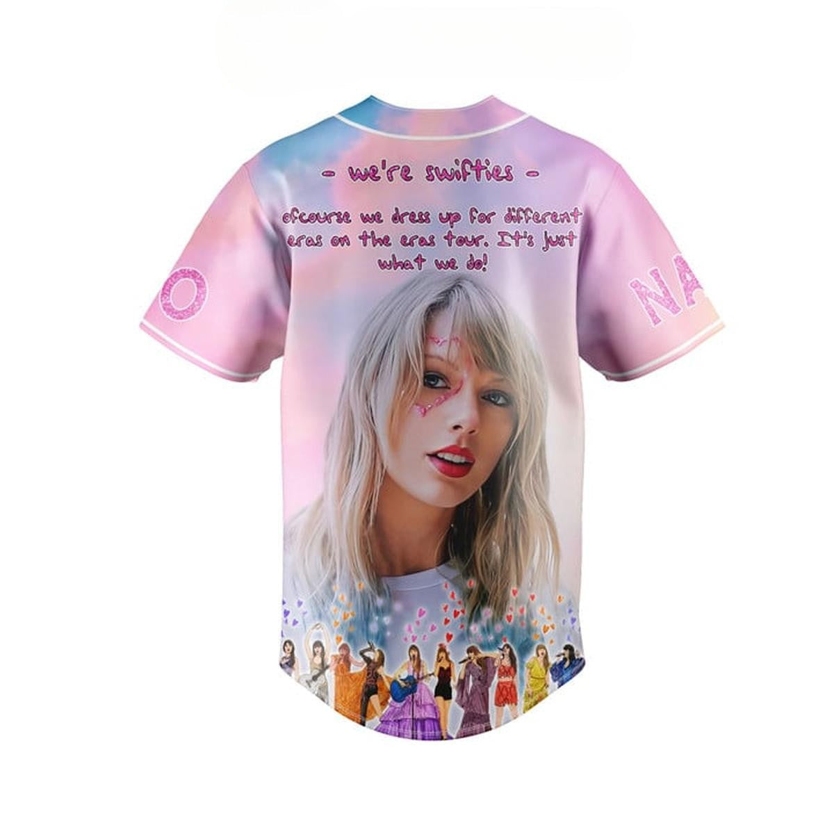 Beautiful Taylor Swift Customized Baseball Jersey For Swifties