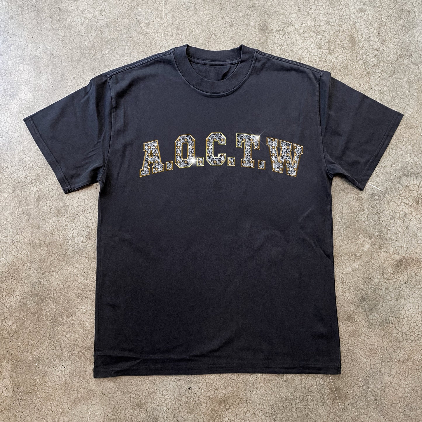 AOCTW BLINK STYLE HEAVYWEIGHT BLACK TSHIRT