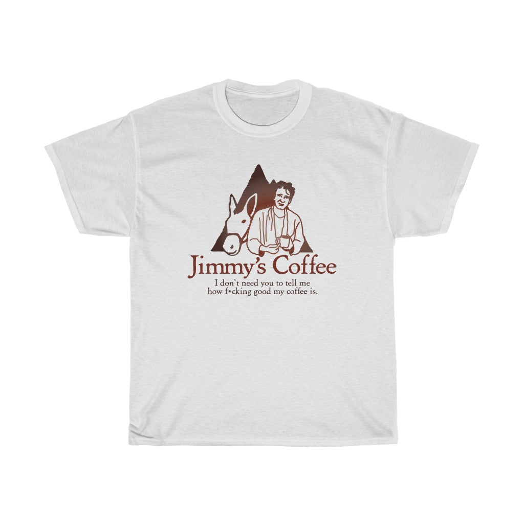 Jimmy's Coffee Men's Relaxed Fit Short Sleeve Tee
