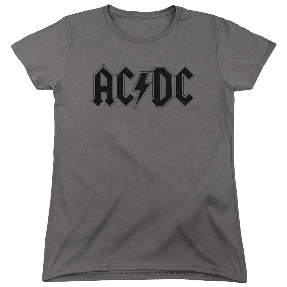 AC/DC Worn Logo - Women's T-Shirt