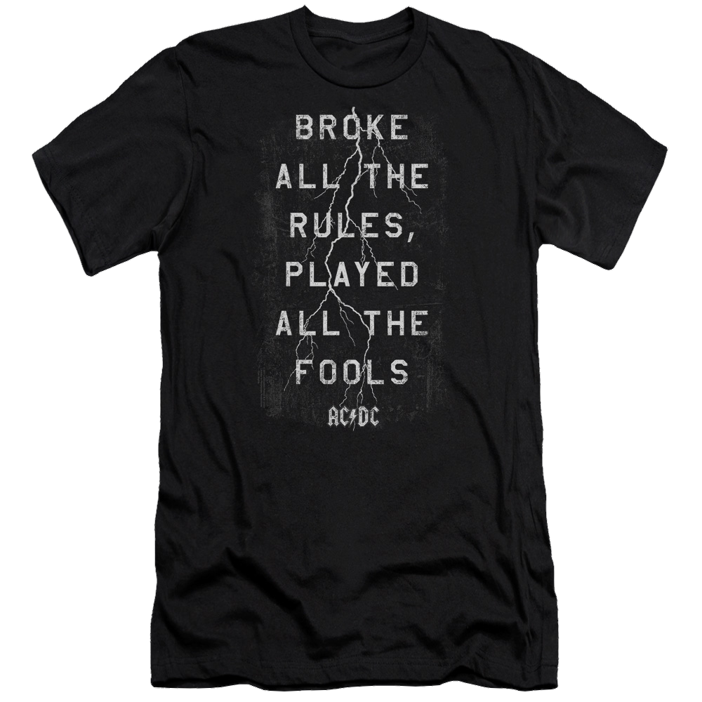 AC/DC Struck - Men's Premium Slim Fit T-Shirt