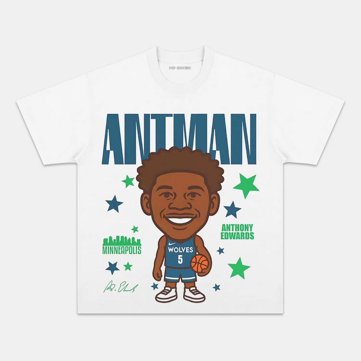 ANTHONY EDWARDS CARTOON TEE